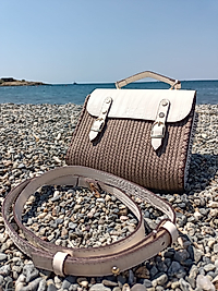 Croco Deri Kapak Çanta