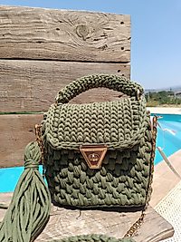 Penye Örgü Çanta